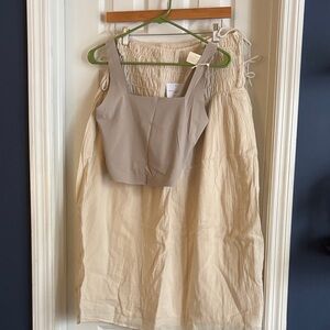 AE skirt and tank set
